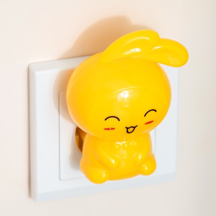 Ночник Ночник "Зайчик" LED МИКС 7 х7х9см RISALUX