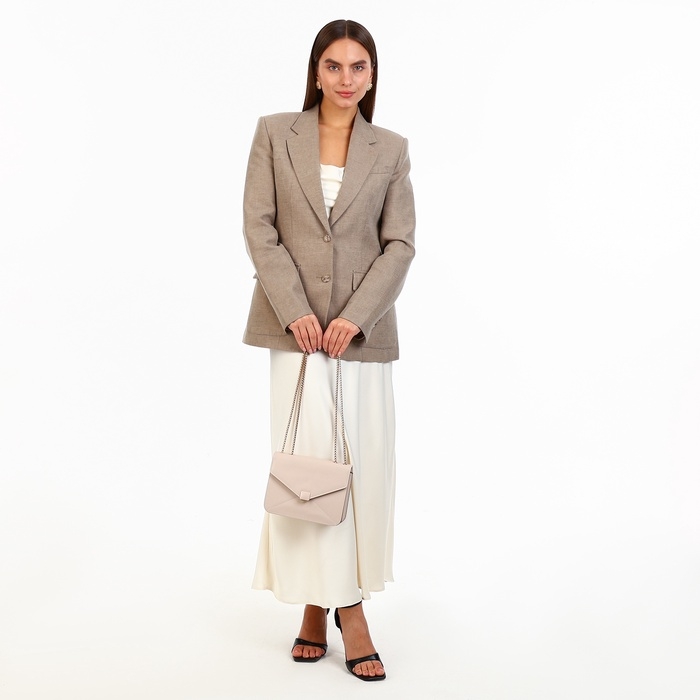 Сумка женская на магните, маленький размер, цвет бежевый Сумка женская на магните, маленький размер, цвет бежевый