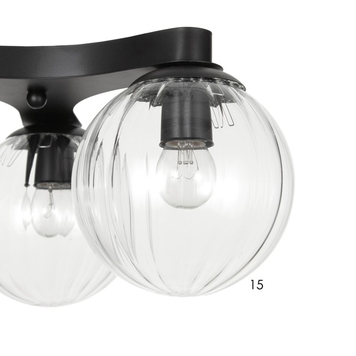 Люстра 2795/3 E27 40Вт черный 46х46х20 см BayerLux Люстра 2795/3 E27 40Вт черный 46х46х20 см BayerLux