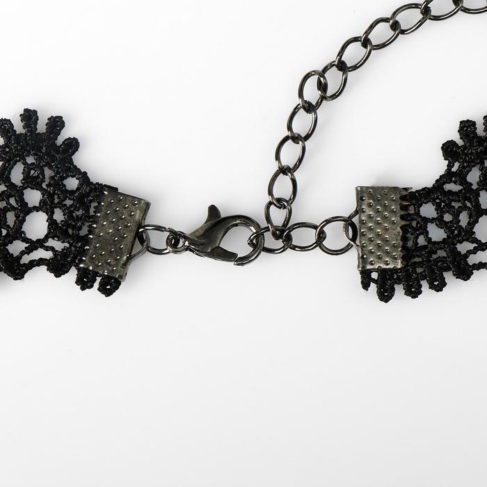 Чокер «Госпожа» круглые бусины, цвет чёрный, 31 см Чокер «Госпожа» круглые бусины, цвет чёрный, 31 см