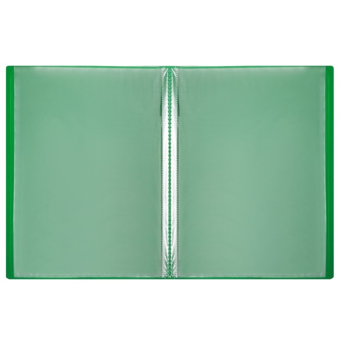 Папка с 20 вкладышами А4, 500 мкм, Calligrata, текстура Папка с 20 вкладышами А4, 500 мкм, Calligrata, текстура "песок", зелёная