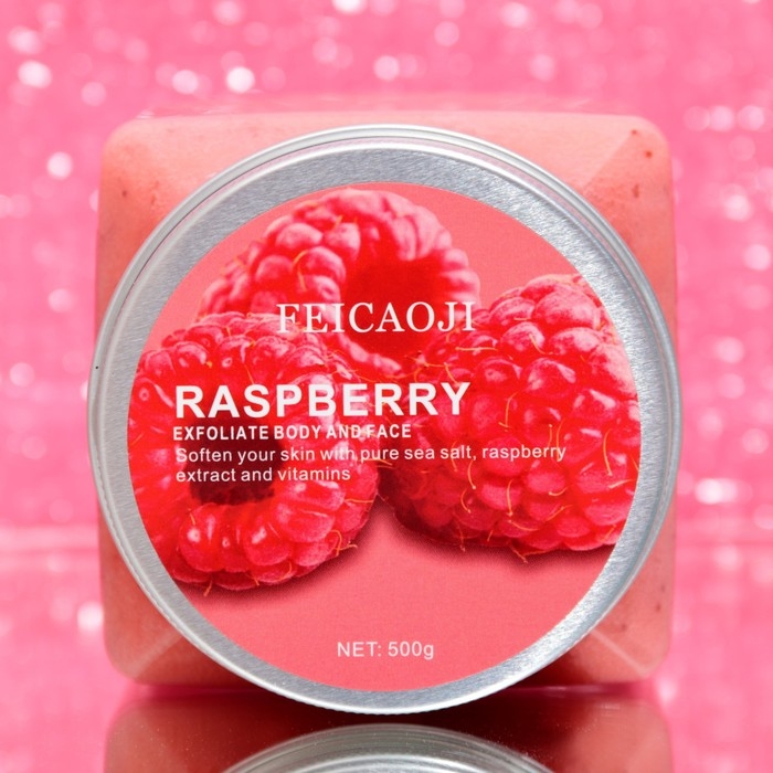 Крем-Скраб для тела обновляющий с малиной 500 мл