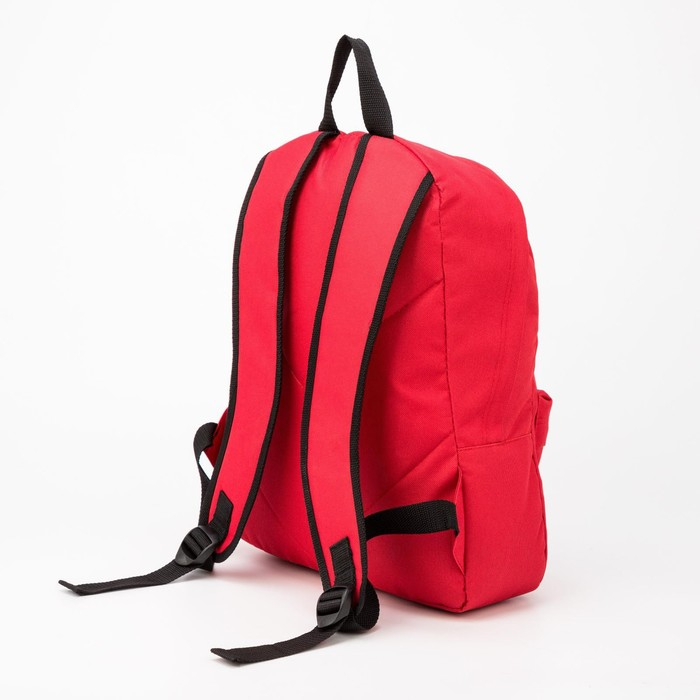Рюкзак «Герб», 31х13х41, отд на молнии, н/карман, красный