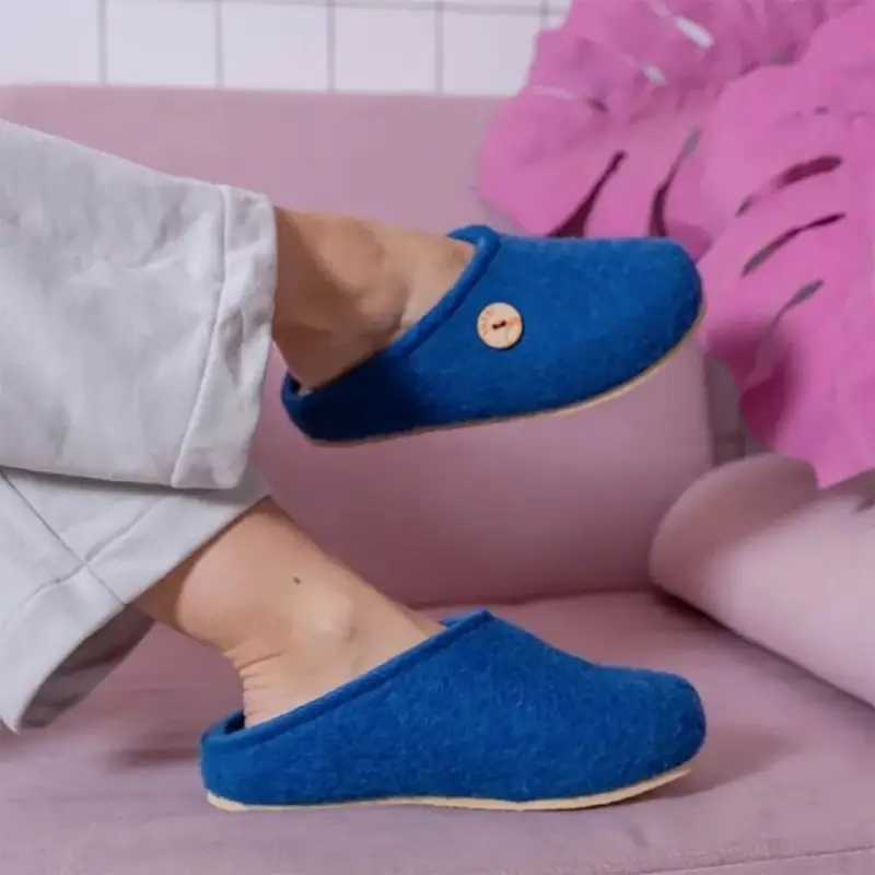 Домашние валенки Step, синие (василек), размер 35 Домашние валенки Step, синие (василек), размер 35