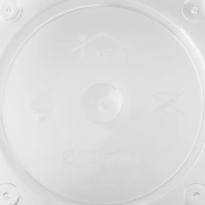 Горшок для орхидей с поддоном IDEA &laquo;Деко&raquo;, 1.2 л, пластиковый, прозрачный