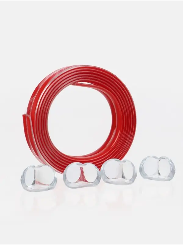 Набор: накладки на углы 4 шт лента 2 м, ширина 2см, цвет прозрачный