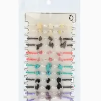 Браслет под натуральный камень &laquo;Крошка&raquo; с жемчугом, цвет МИКС