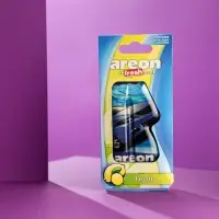Ароматизатор на зеркало Areon Refreshment гелевый, лимон