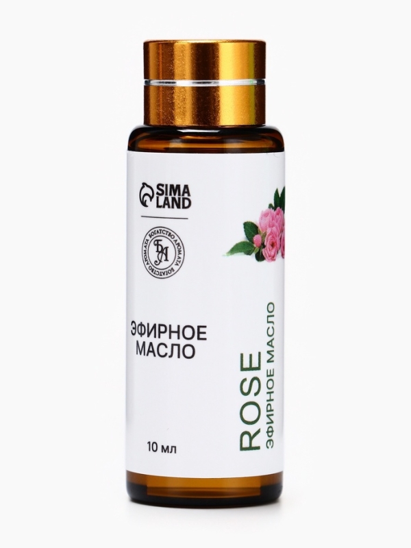 Эфирное масло "Роза", 10 мл, с пипеткой