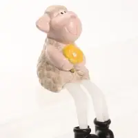 Фигурка с висячими ножками &laquo;Бараш с цветочком&raquo; 5.5&times;4.5&times;8 см, МИКС
