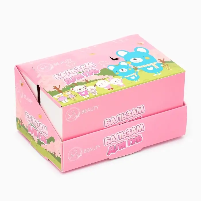 Бальзам для губ «Зверятки», микс цветов и ароматов Бальзам для губ «Зверятки», микс цветов и ароматов