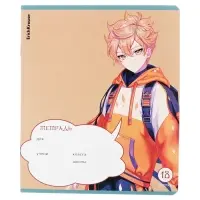 Тетрадь 18 листов, в клетку, ErichKrause Manga, МИКС