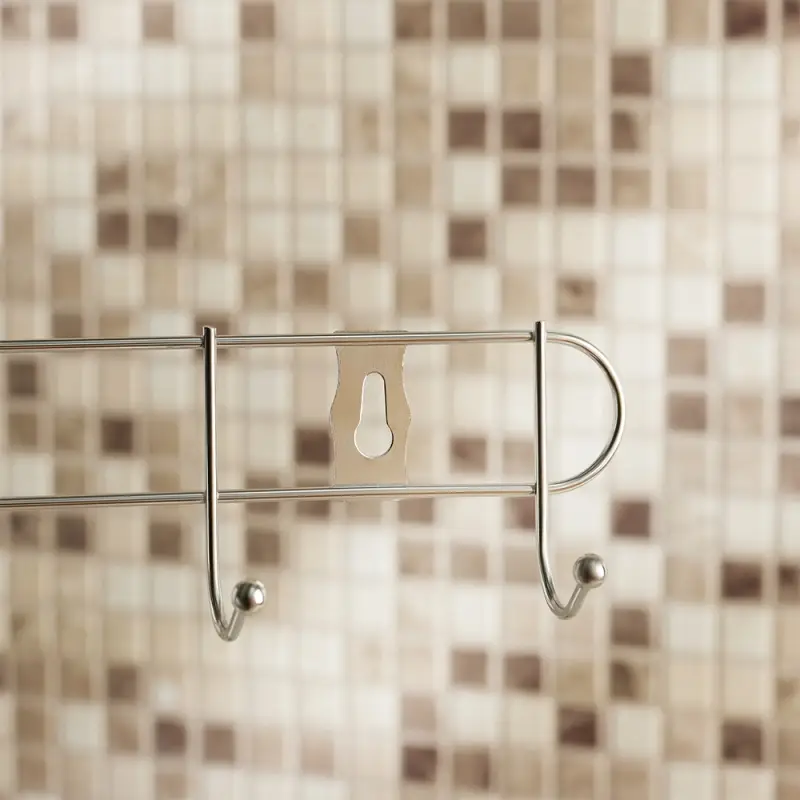 Вешалка настенная тм VETTA, 6 крючков, металл, 32,5х5х3,5см