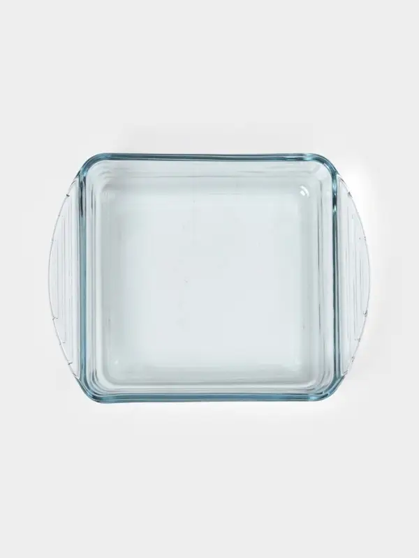 Форма для запекания Paşabah&ccedil;e Borcam, 1.04 л, 20.9&times;16.5 см, прямоугольная, жаропрочное стекло, прозрачная
