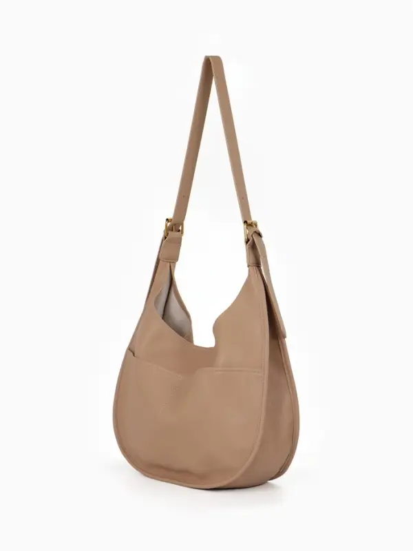 Сумка - мешок женская TEXTURA, на магните, с косметичкой, 34&times;12&times;27 см, бежевая