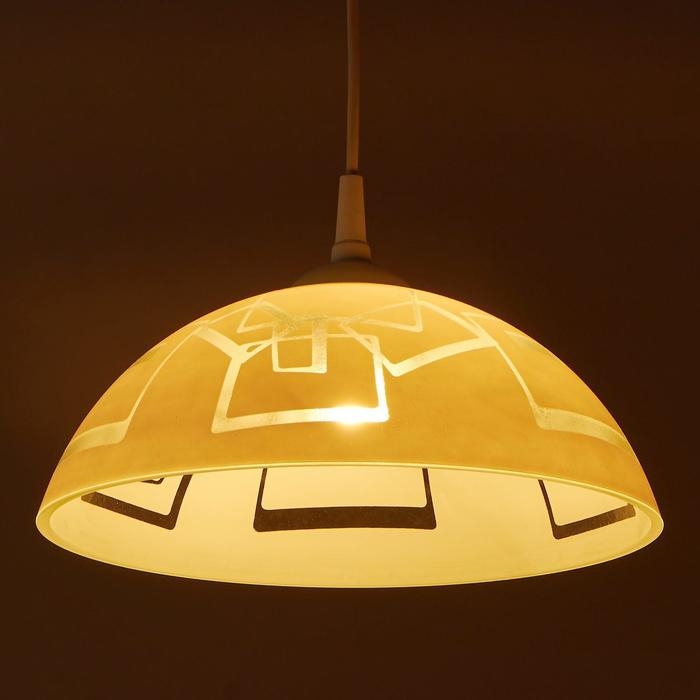 Светильник BayerLux Колпак Светильник BayerLux Колпак "Клесси" 1 лампа E27 40Вт белый д.300