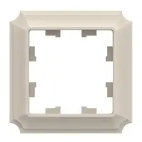 ATLASDESIGN ANTIQUE 1-постовая рамка, БЕЖЕВЫЙ