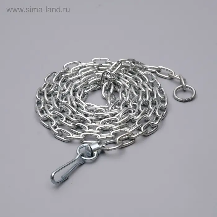 Цепь привязочная с коротким звеном, 19&times;4 мм, длина 3 м