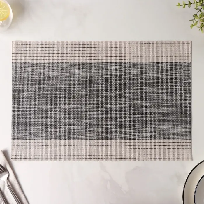 Салфетка сервировочная на стол &laquo;Космос&raquo;, 45&times;30 см, серая