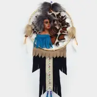 Панно &laquo;Женщина-вождь&raquo;, 30&times;5&times;60 см