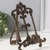 Сувенир чугун "Мольберт королевские вензели" 17х7х27 см