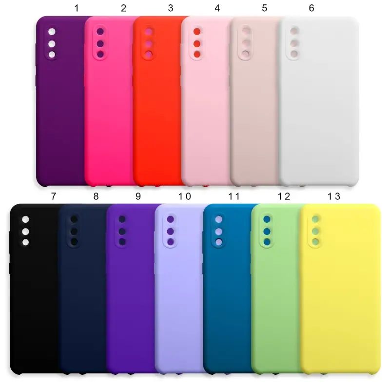Чехол Samsung A02/M02 Silicone Cover (без лого) Чехол Samsung A02/M02 Silicone Cover (без лого)