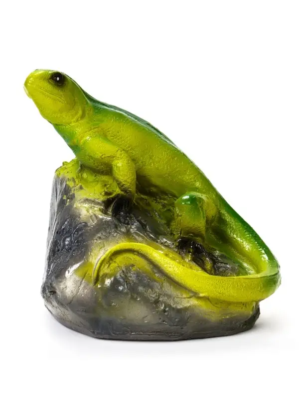 Садовая фигура из гипса &laquo;Ящерица на камне&raquo;, 16.5&times;13&times;16 см