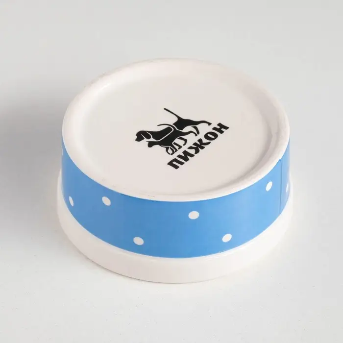 Миска малая Prince, 100 мл, 8.5&times;3.5 см, керамика, голубая