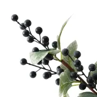 Цветы искусственные &laquo;Ветка ягодная&raquo;, h=30 см, синие