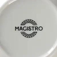 Сахарница с ложкой Magistro &laquo;Морской бриз&raquo;, 250 мл, фарфор, белая