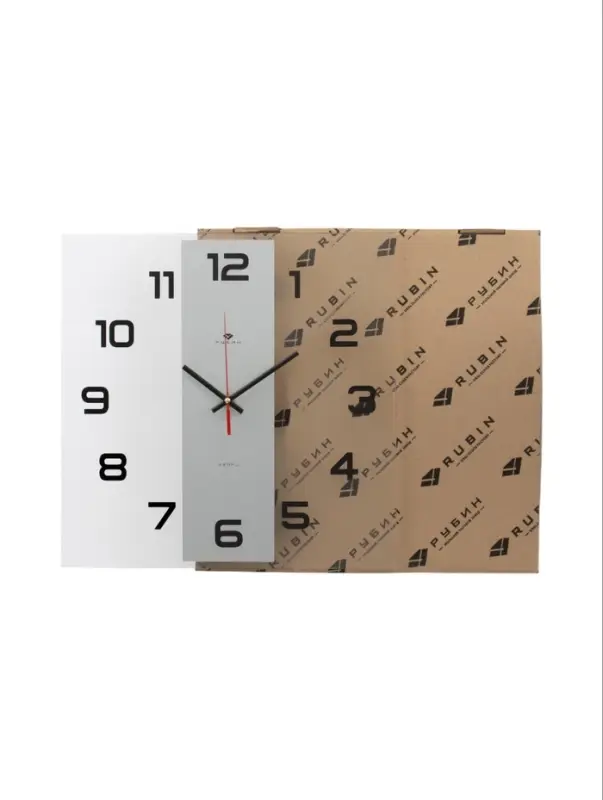 Часы настенные интерьерные &laquo;Полоса&raquo;, бесшумные, плавный ход, 35&times;35 см, стекло, от батарейки 1&times;АА