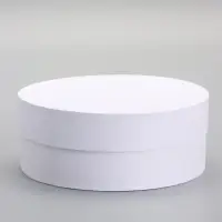 Коробка круглая белая, 20 х 8 см