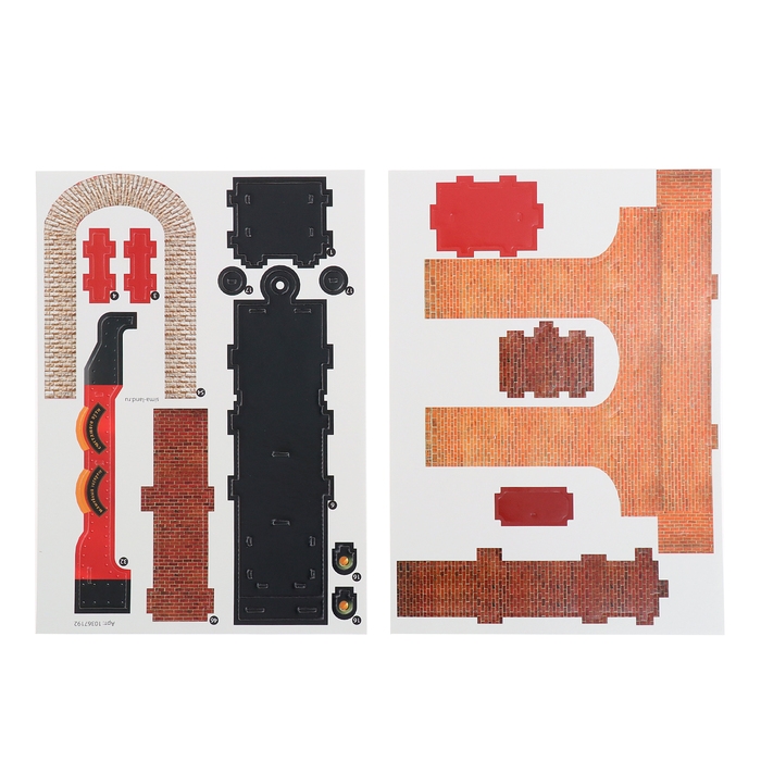 3D Конструктор «Волшебный экспресс», 79 деталей 3D Конструктор «Волшебный экспресс», 79 деталей