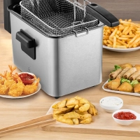 Фритюрница электрическая со съемной чашей КТ-4053 - 2000 Вт