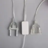 Гирлянда &laquo;Нить&raquo; 5 м с насадками &laquo;Розы зелёные&raquo;, IP20, прозрачная нить, 20 LED, свечение тёплое белое, 220 В