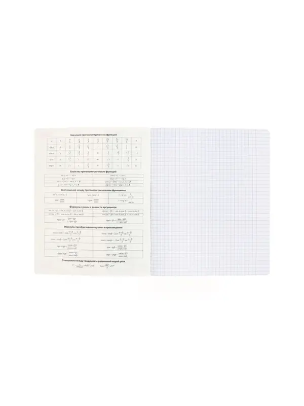 Предметная тетрадь по алгебре Hatber &laquo;Буквица&raquo;, 48 листов, в клетку, со справочным материалом, обложка из мелованного картона