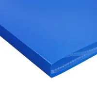 Папка с 10 вкладышами А4, 500 мкм, Calligrata, текстура &laquo;песок&raquo;, синяя