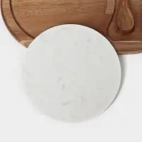 Набор для подачи сыра &laquo;Мрамор&raquo;, 2 ножа, доска, 24.5&times;16&times;1.5 см, акация