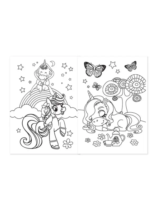 Раскраска для девочек &laquo;Мир пони&raquo;, А4
