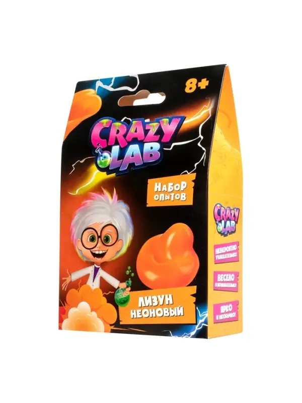 Набор опытов "Неоновый лизун. Crazy Lab ", EX215T