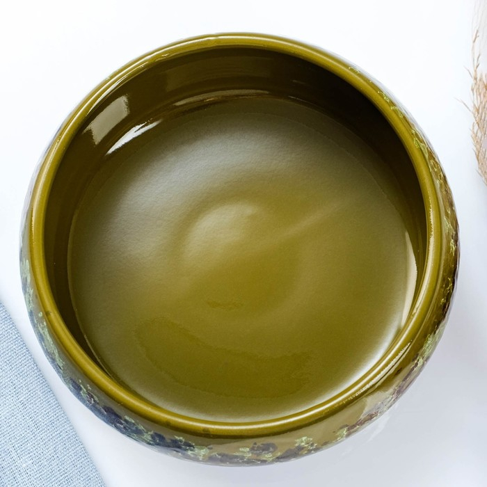 Судок для запекания Судок для запекания "Русский" 0,9л / 16,5х6,5см, малахитовая