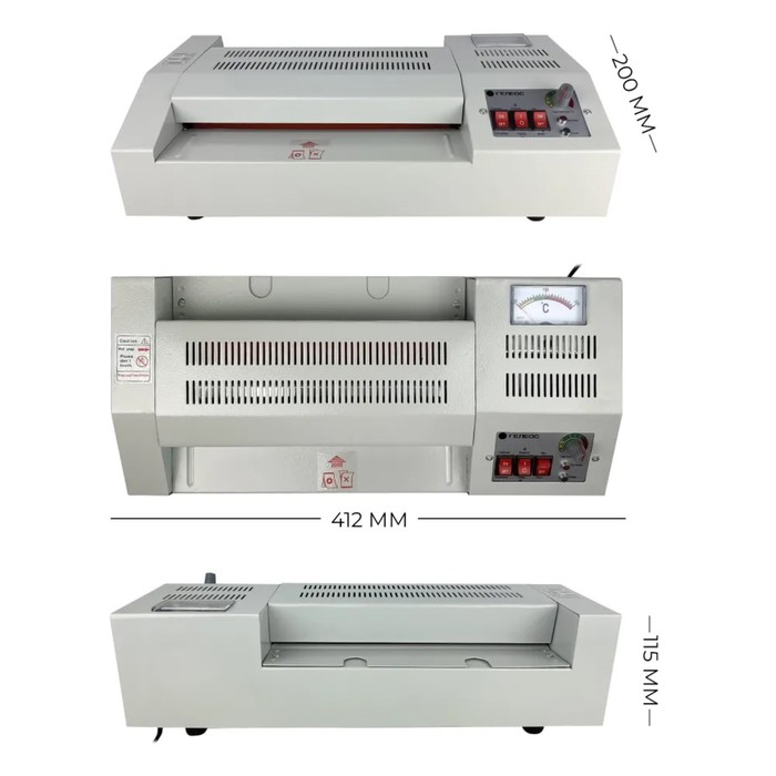 Ламинатор A4 60-250 мкм, 4 вала, скорость 62 см/мин, Гелеос  Ламинатор A4 60-250 мкм, 4 вала, скорость 62 см/мин, Гелеос "ЛМ_А4Про"