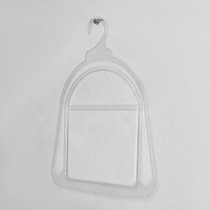 Вешалка для шапок, пластик, 24&times;30 см, прозрачная