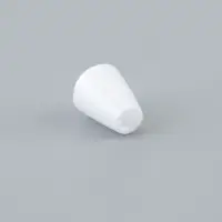 Наконечники для шнура, d=4 мм, 17&times;12 мм, 100 шт., белые
