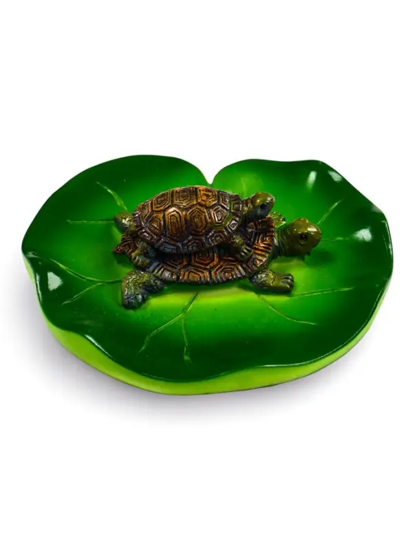 Садовая фигура из полистоуна &laquo;Черепашки&raquo;, 10&times;11&times;6 см, плавающая