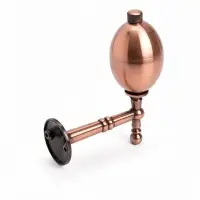 Крючок - держатель для штор CAPPIO KS050, алюминий, цвет медь, 2 шт.