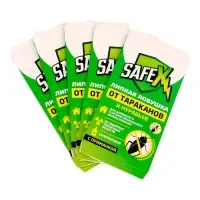 Ловушка-домик клеевая с приманкой, от тараканов и муравьев SAFEX, 5 шт.