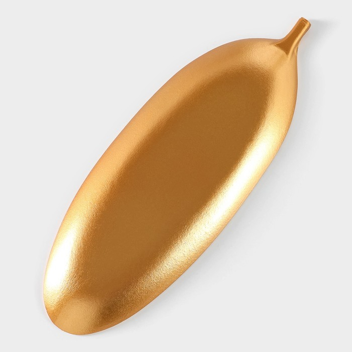 Блюдо для фруктов Доляна «Золотой лист», 40×14 см, цвет золотой Блюдо для фруктов Доляна «Золотой лист», 40×14 см, цвет золотой