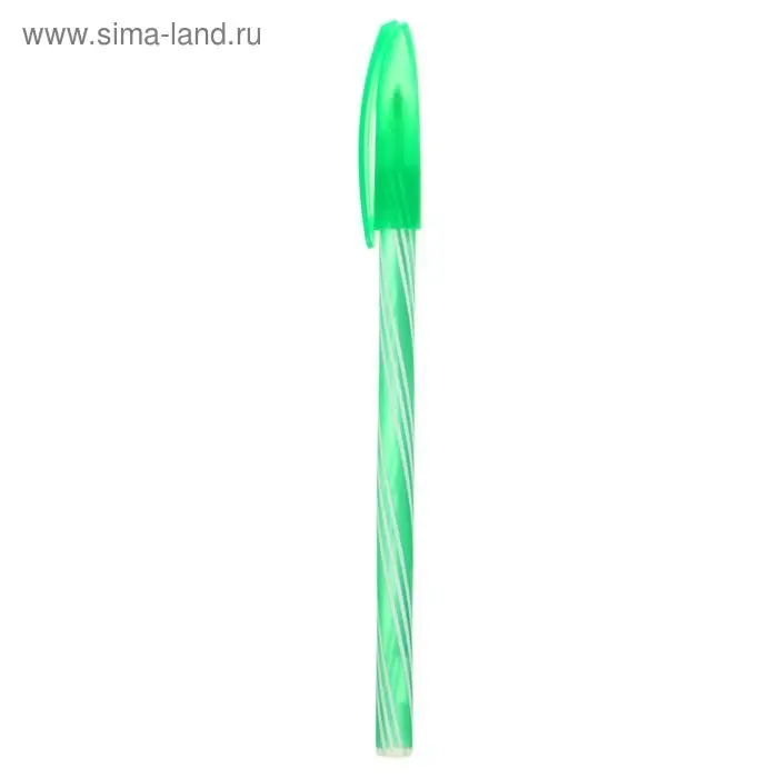 Набор ручек шариковых, 0.5 мм, 4 штуки Набор ручек шариковых, 0.5 мм, 4 штуки "Спираль", стержень синий, флуоресцентный корпус, МИКС