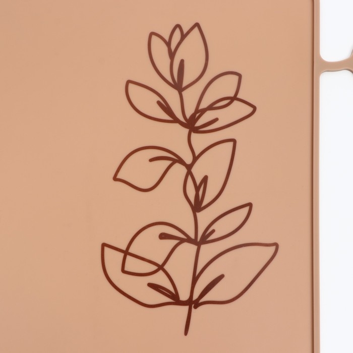 Коврик силиконовый под миску, 40 х 30 см, миндальный Коврик силиконовый под миску, 40 х 30 см, миндальный